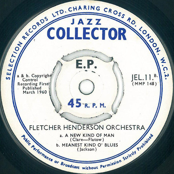 Fletcher Henderson And His Orchestra : Plus And Minus Louis Armstrong (7", EP, Mono, Pus)