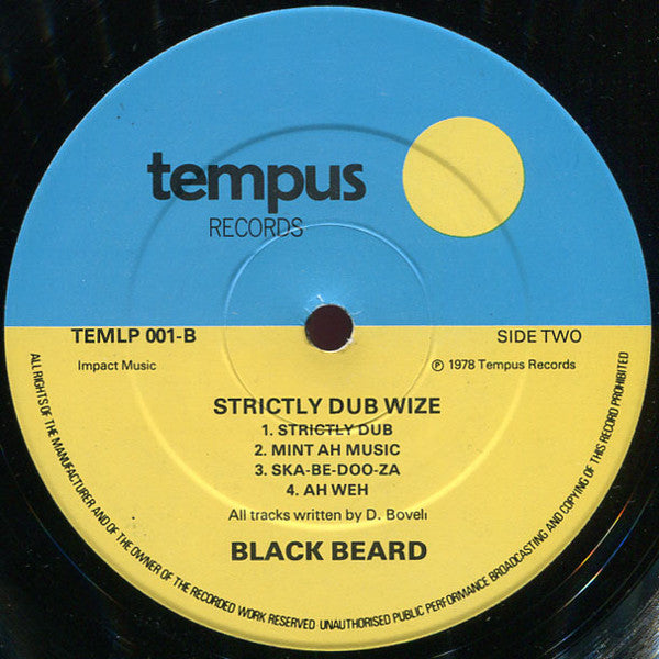 Blackbeard (2) : Strictly Dub Wize (LP, Album)