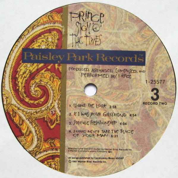 Prince : Sign "O" The Times (2xLP, Album, All)