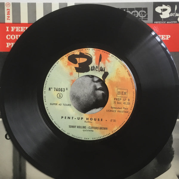 Sonny Rollins Et Clifford Brown : I Feel A Song Comin’on (7", EP)
