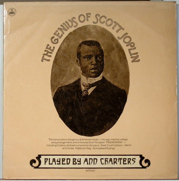 Scott Joplin Played By Ann Charters : The Genius Of Scott Joplin (LP)