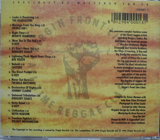 Various : Beyond The Front Line (CD, RM, Smplr)