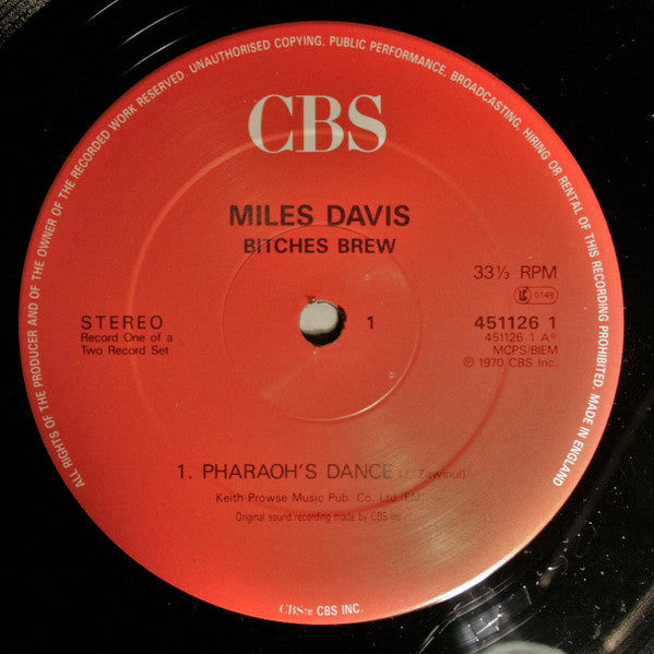 Miles Davis : Bitches Brew (2xLP, Album, RE)
