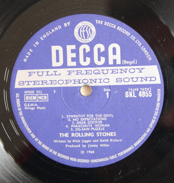 The Rolling Stones : Beggars Banquet (LP, Album)