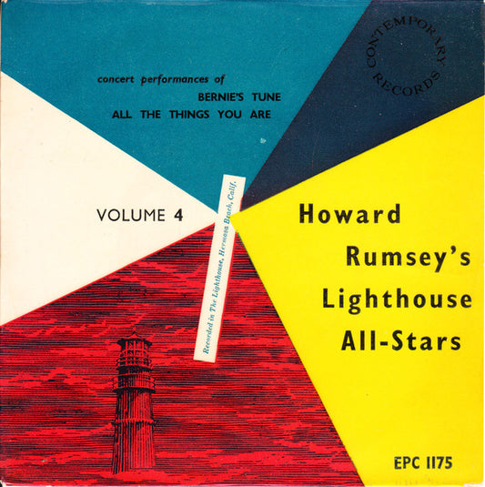 Howard Rumsey's Lighthouse All-Stars : Volume 4 (7", EP, Mono)