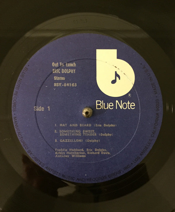 Eric Dolphy : Out To Lunch! (LP, Album, RE)