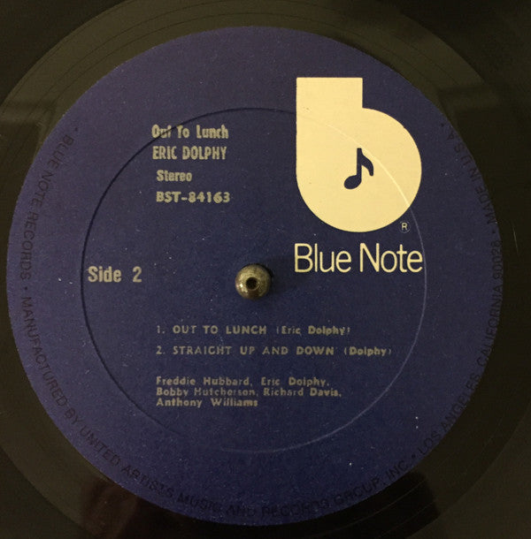 Eric Dolphy : Out To Lunch! (LP, Album, RE)