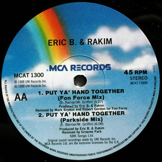 Eric B. & Rakim : The Microphone Fiend + Put Your Hands Together (12")