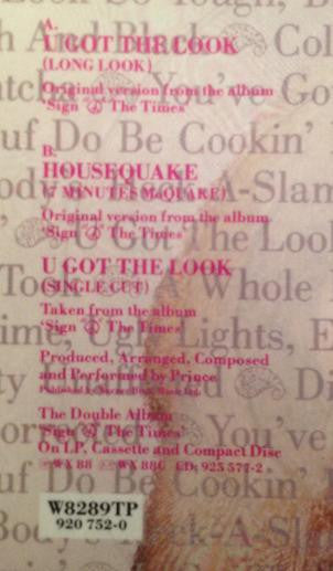 Prince : U Got The Look (12", Ltd, Pic, S/Edition)