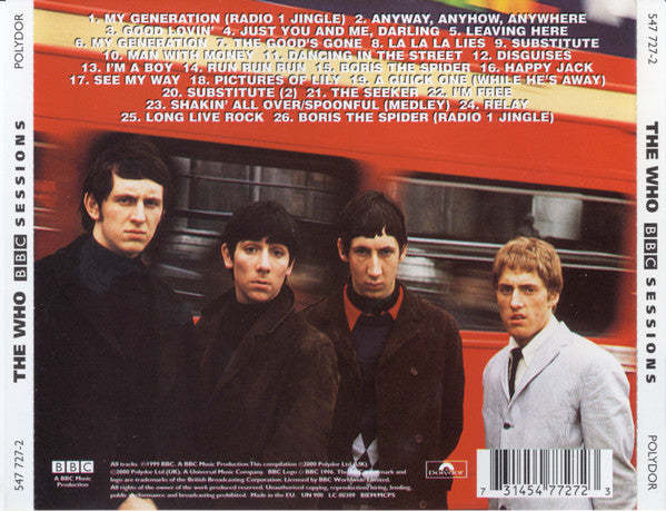 The Who : BBC Sessions (CD, Album, RM)