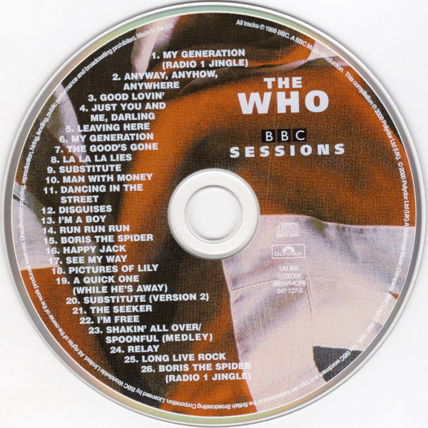 The Who : BBC Sessions (CD, Album, RM)