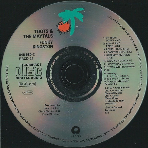 Toots & The Maytals : Funky Kingston (CD, Album, RE)
