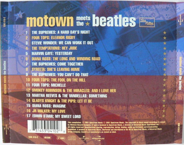 Various : Motown Meets The Beatles (CD, Comp)