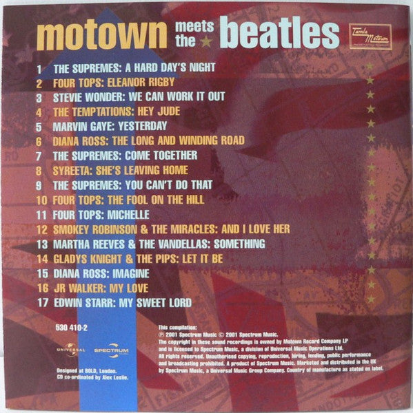 Various : Motown Meets The Beatles (CD, Comp)