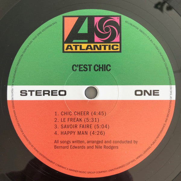 Chic : C'est Chic (LP, Album, RE, RM, 180)