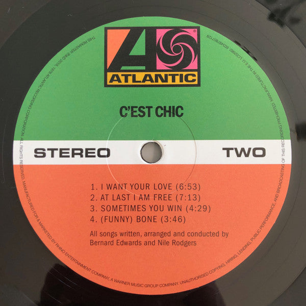 Chic : C'est Chic (LP, Album, RE, RM, 180)