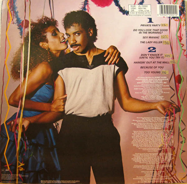 Bobby Nunn : Private Party (LP, Album)