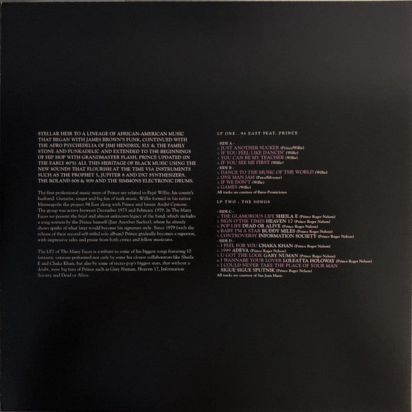 Various : The Many Faces Of Prince (A Journey Through The Inner World Of Prince) (2x12", Comp, Pur)