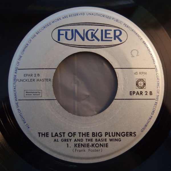 Al Grey And The Basie Wing : The Last Of The Big Plungers (7", EP)