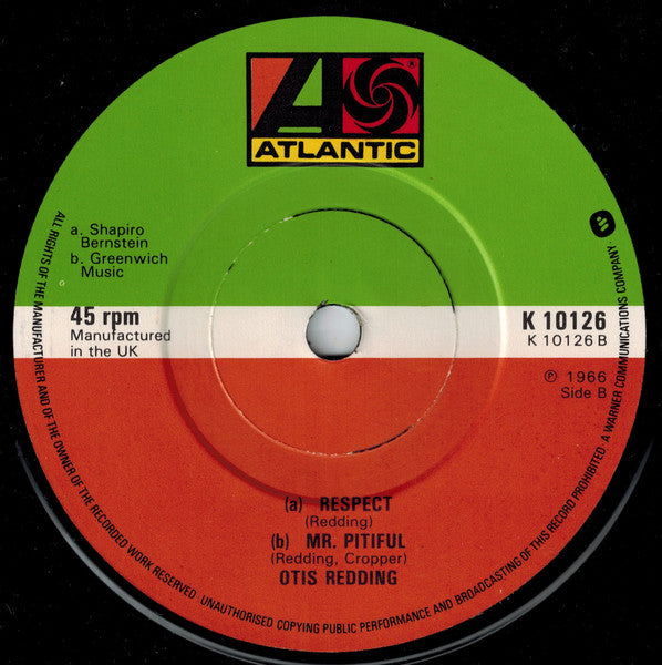 Otis Redding : (Sittin' On) The Dock Of The Bay (7", Single, RE, Sol)