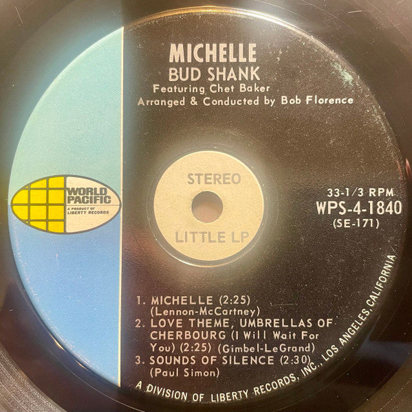 Bud Shank : Michelle (7", Lit)