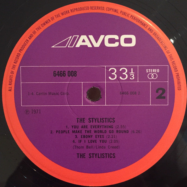 The Stylistics : The Stylistics (LP, Album)