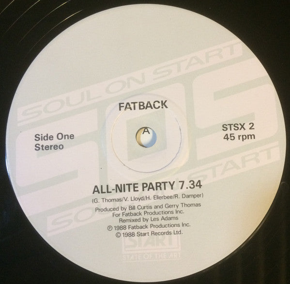 The Fatback Band : All-Nite Party (12")