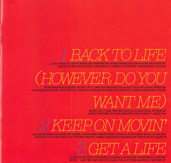 Soul II Soul : Volume IV The Classic Singles 88-93 (CD, Comp)