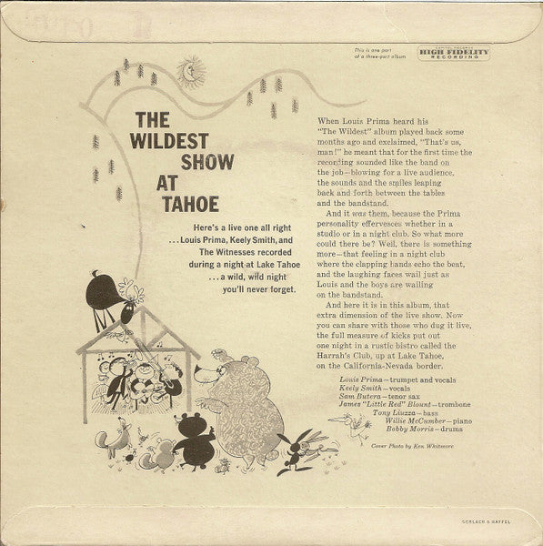 Louis Prima With Keely Smith, Sam Butera And The Witnesses : The Wildest Show At Tahoe Part 2 (7", EP)