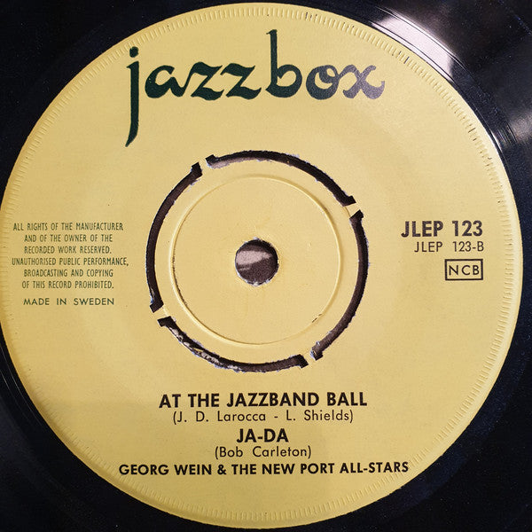 The Chico Hamilton Quintet, George Wein & The Newport All-Stars, George Wein : The Second Time Around / Transfusion / At The Jazzband Ball / Ja-Da (7", EP)