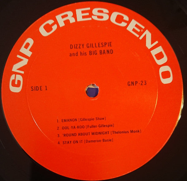 Dizzy Gillespie Big Band : In Concert (LP, Album, RE)