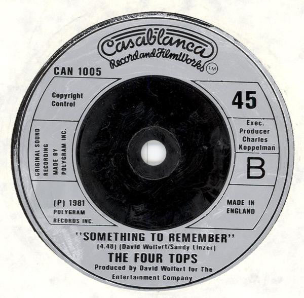 Four Tops : When She Was My Girl (7", Single)