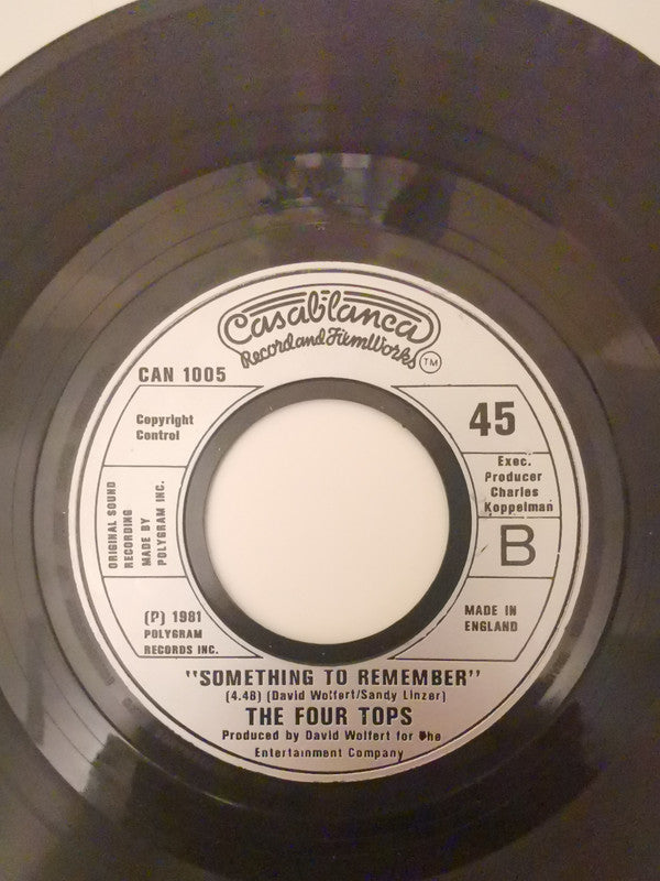 Four Tops : When She Was My Girl (7", Single)
