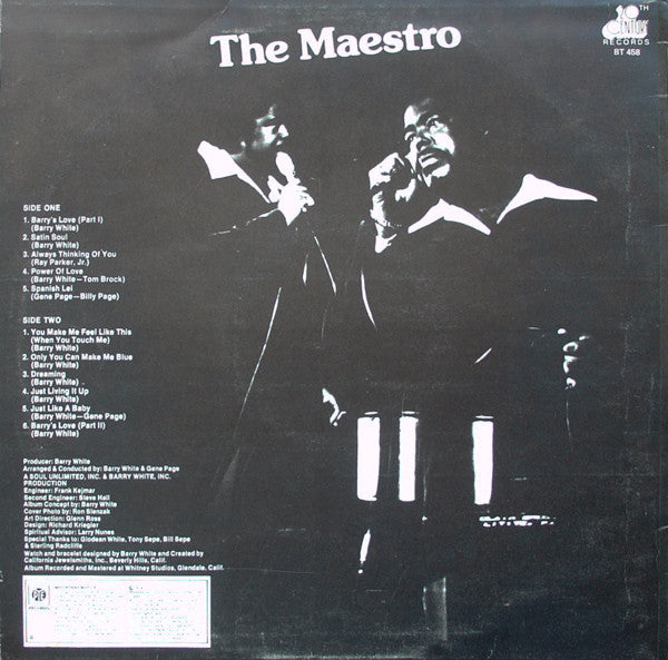 Love Unlimited Orchestra : White Gold (LP, Album)