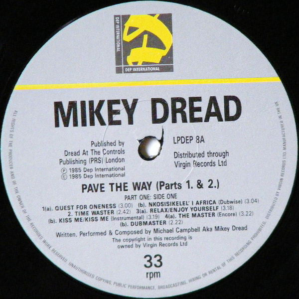 Mikey Dread : Pave The Way (Parts 1 & 2) (2xLP)