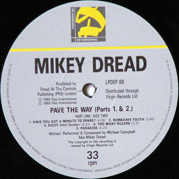 Mikey Dread : Pave The Way (Parts 1 & 2) (2xLP)