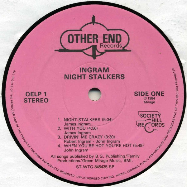 Ingram : Night Stalkers (LP, Album)