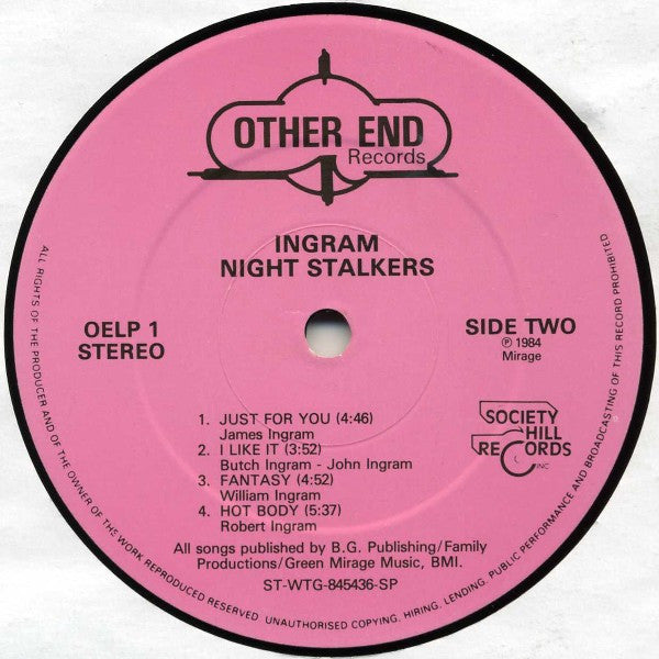Ingram : Night Stalkers (LP, Album)