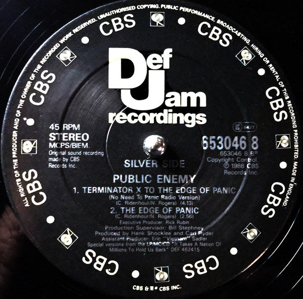 Public Enemy : Night Of The Living Baseheads (12", Single, Com)