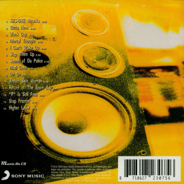 KRS-One : Return Of The Boom Bap (CD, Album, RE)