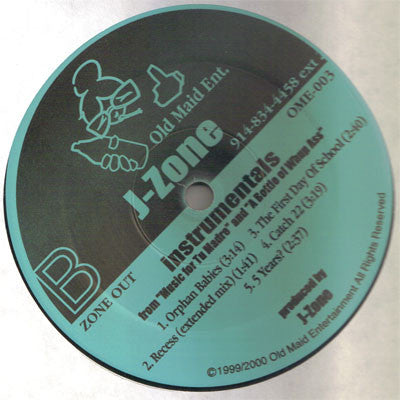 J-Zone : Instrumentals (LP)