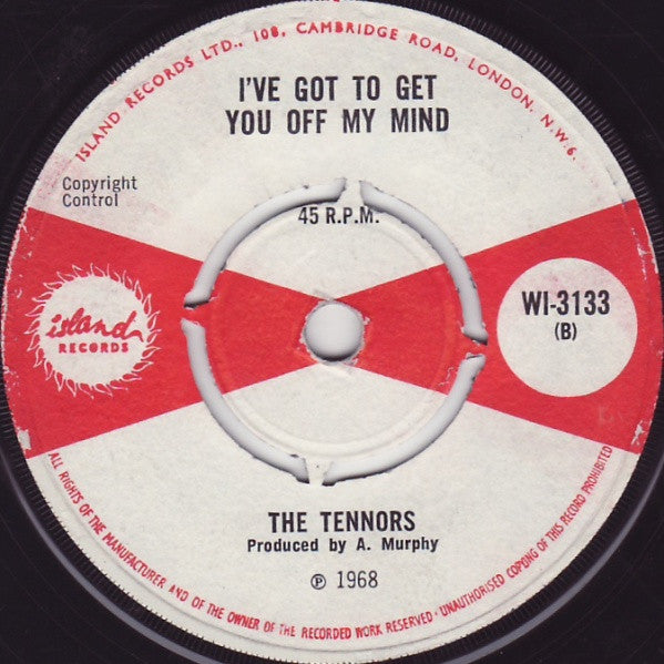The Tennors : Ride Your Donkey / I've Got To Get You Off My Mind (7", Single)