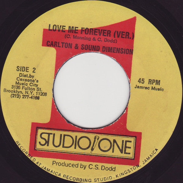 Carlton And The Shoes : Love Me Forever (7", Single)