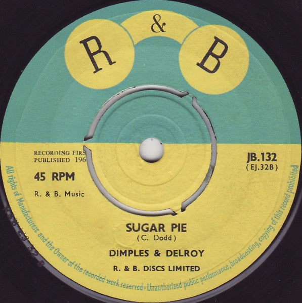 Delroy Wilson / Dimples & Delroy : Squeeze Your Toe / Sugar Pie (7", Single)