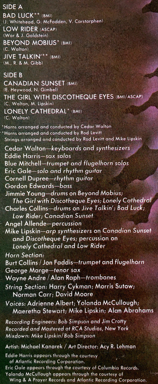 Cedar Walton : Beyond Mobius (LP, Album)