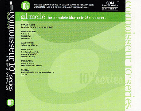 Gil Mellé : The Complete Blue Note Fifties Sessions (2xCD, Comp, Mono, Ltd)