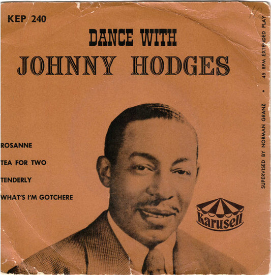Johnny Hodges : Dance With Johnny Hodges (7", EP)