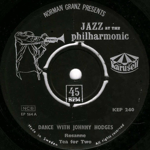 Johnny Hodges : Dance With Johnny Hodges (7", EP)