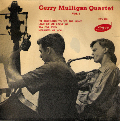 Gerry Mulligan Quartet : Vol 1 (7", EP)