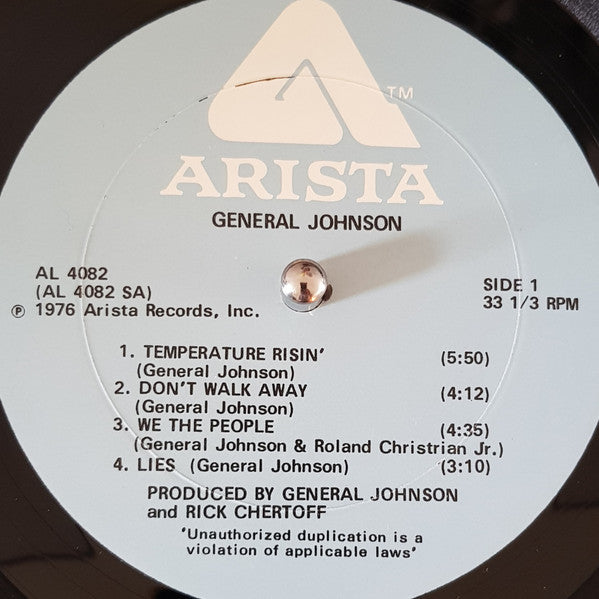 General Johnson : General Johnson (LP, Album, Pla)